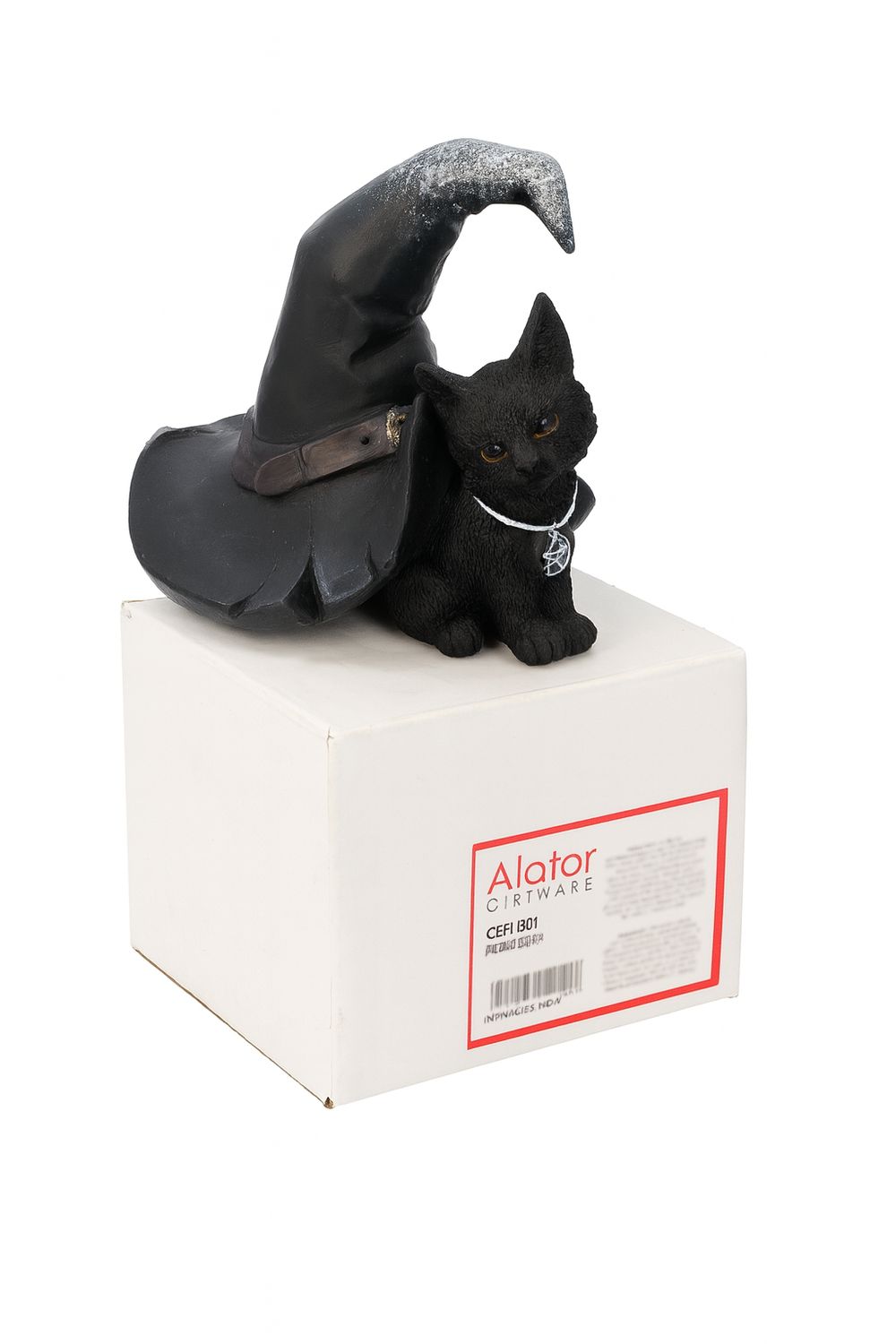 Prue Cat &amp; Witches Hat figure 10.5cm