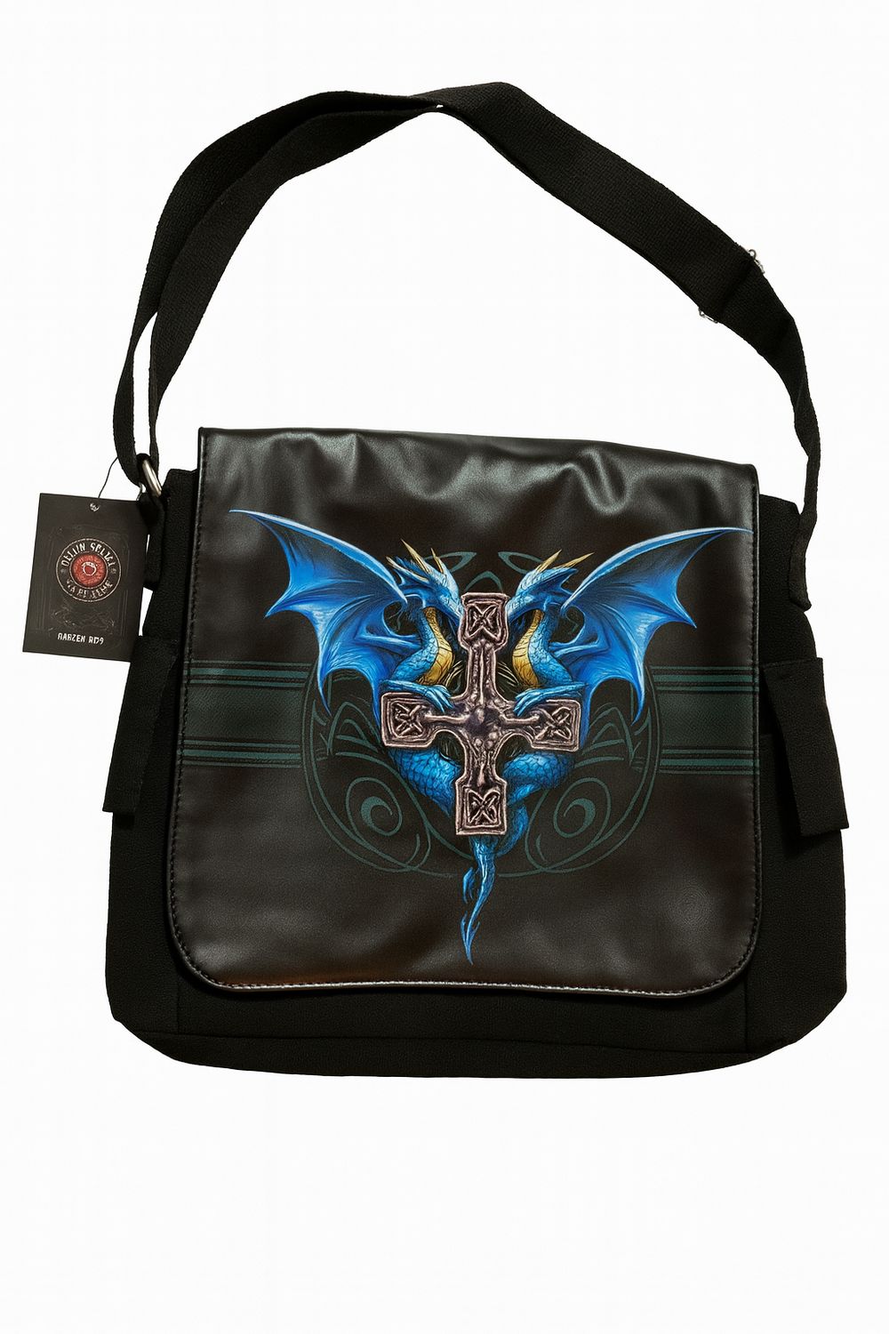 Dragon Duo by Anne Stokes Messenger Bag Nemesis Now