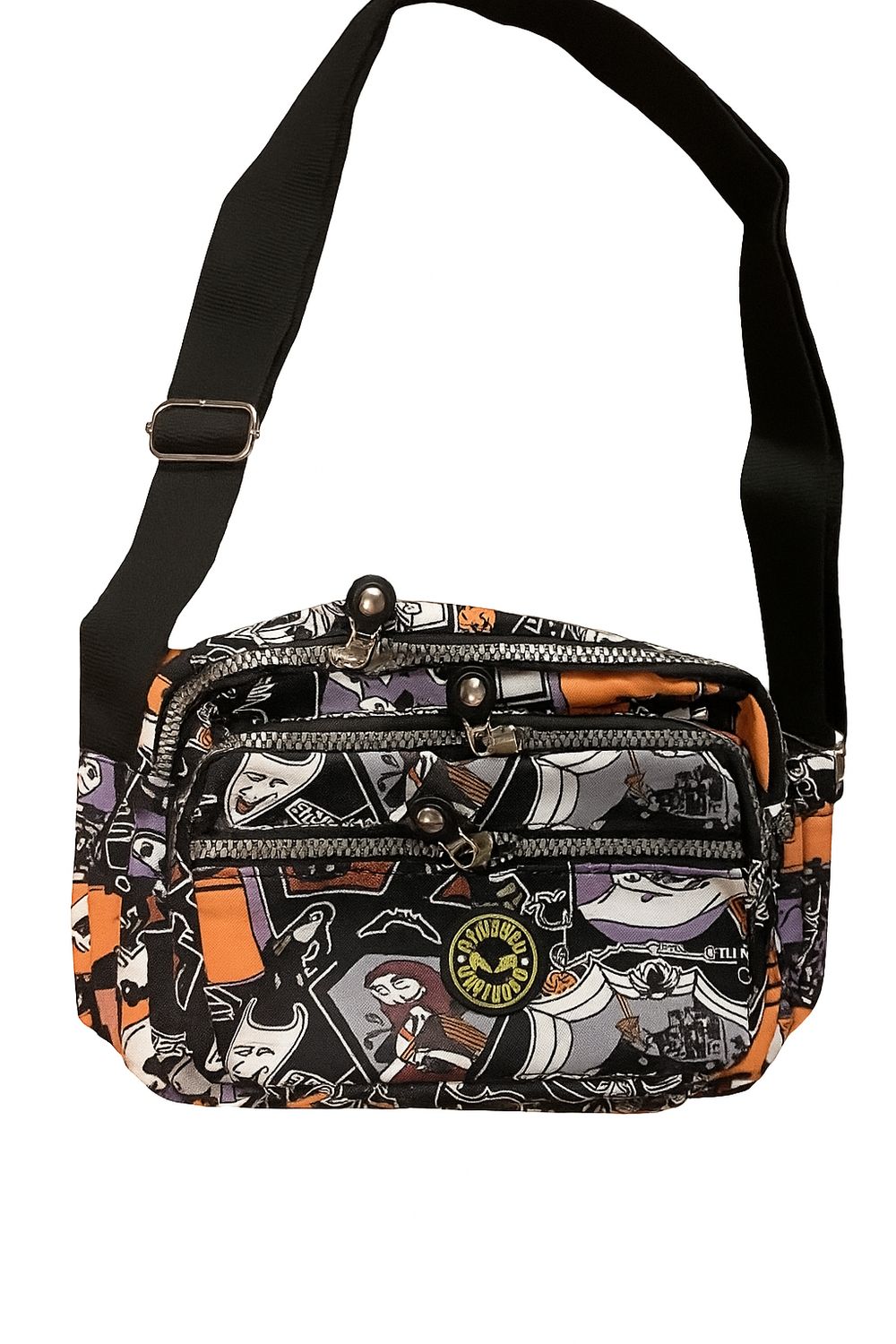 Nightmare Before Christmas Orange Charecters Handbag 28cm NBC