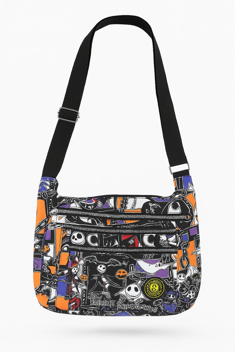 Nightmare Before Christmas  Orange Characters  Handbag 35cm Length 22cm High