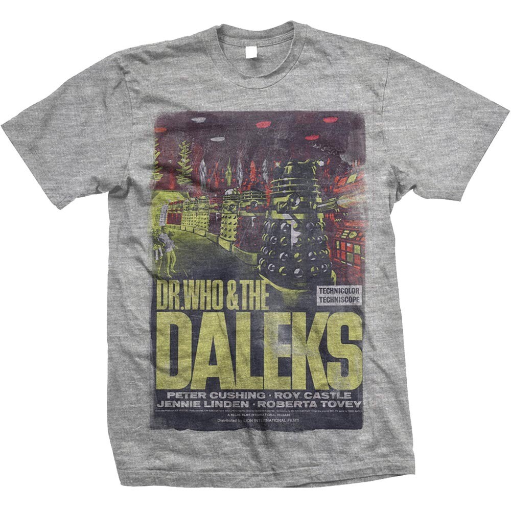 dR who &amp; The Daleks In Technicolour T-shirt