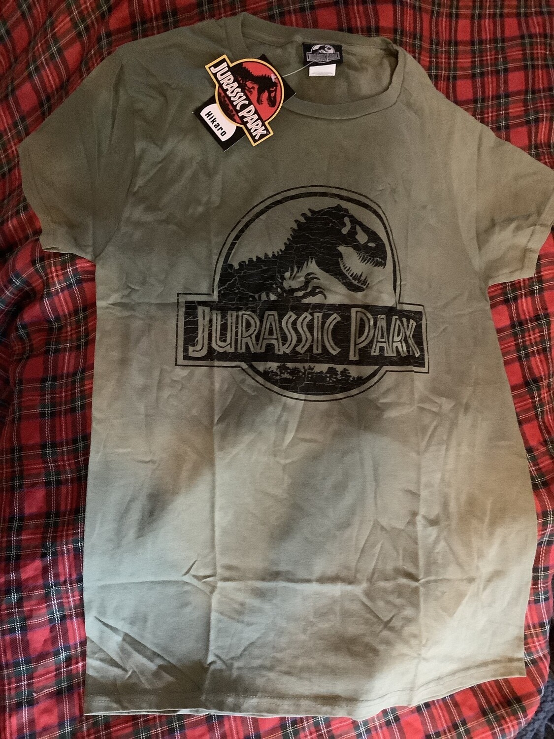 Jurassic Park Distressed Logo T-shirt (M Only)