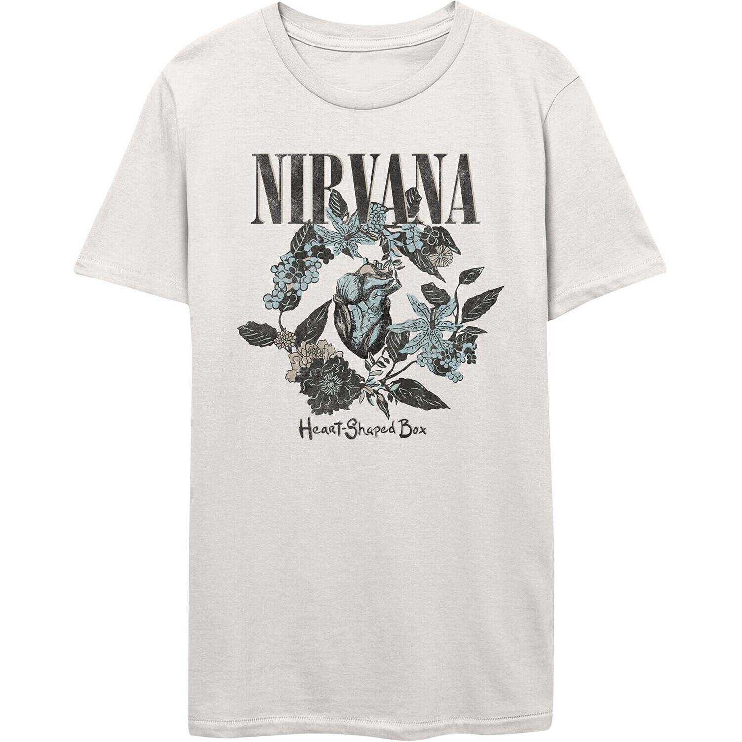 Nirvana Heart Shaped Box White T-shirt