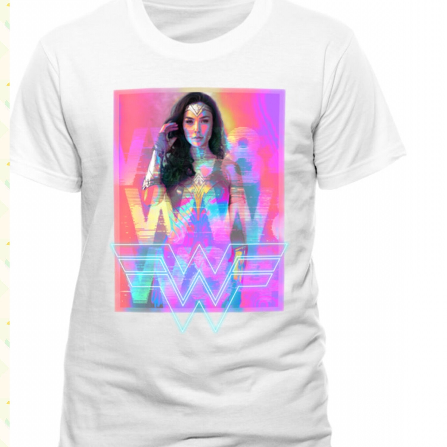 Wonder Woman 1984 Neon T-shirt Warner Brothers DC Comics