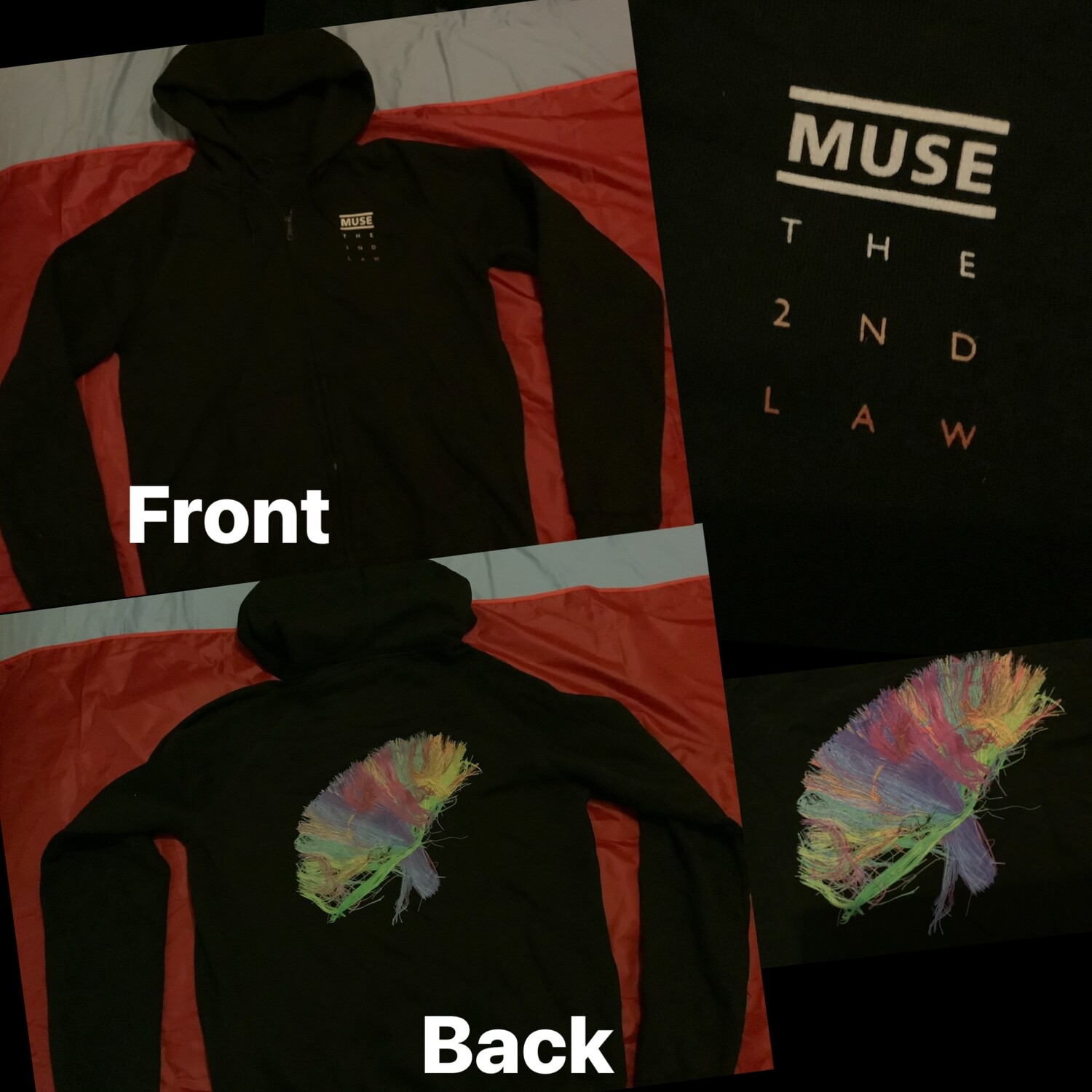 Muse The 2end Law (Second Law) Full Zip Hoodie Hoody