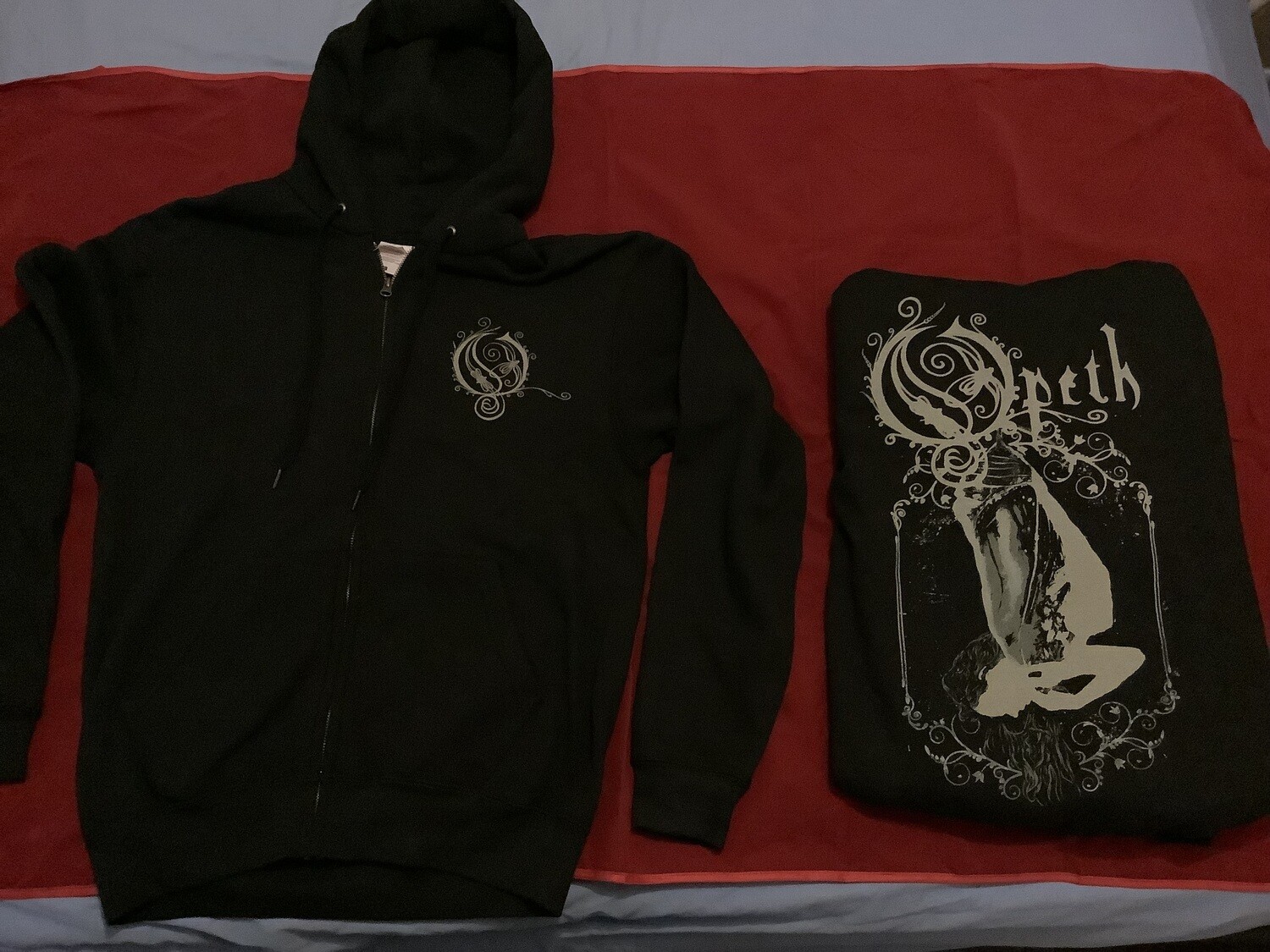 Opeth Chrysalis Official Zip Zipped HOODY HOODIE (Size Small Only)