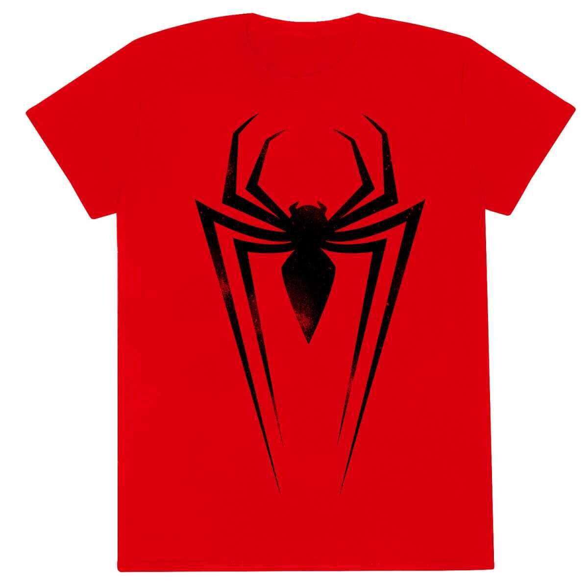 Spiderman Black Logo Marvel Comics  T-Shirt