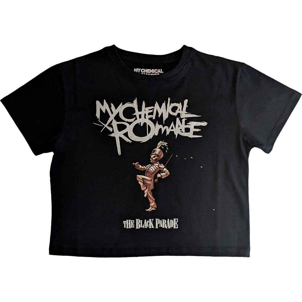 MY CHEMICAL ROMANCE The Black Parade Crop Top Ladies Woman T-shirt