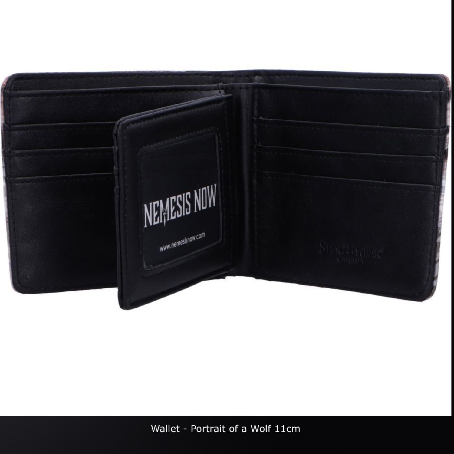 Portrait of a Wolf Lisa Parker Wallet
