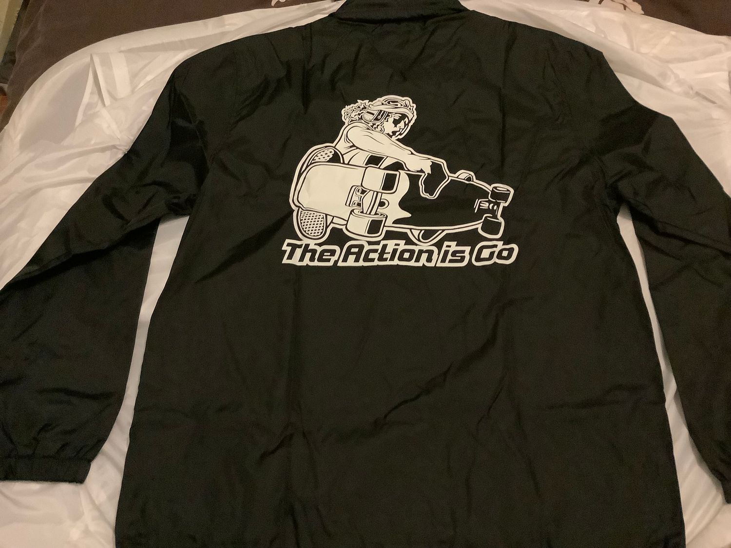 FU Manchu Action is Go Rain Mack Windbreaker Coat Jacket