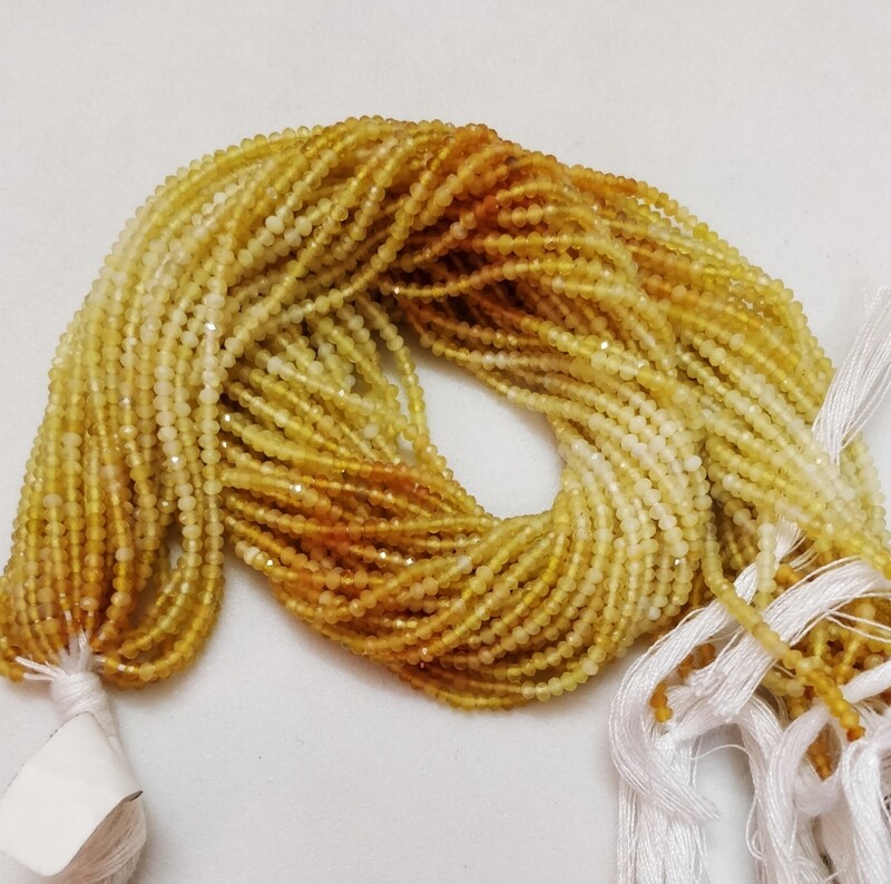 Rare Ethiopian Opal Faceted Rondelle/Ethiopian Opal Faceted beads/Ethiopian Opal Gemstone Beads/13 Inches Strands/Micro Faceted/2 mm Size