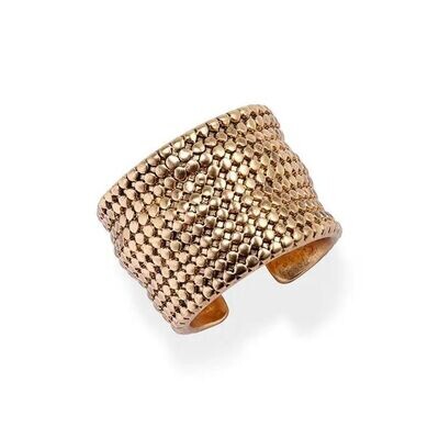 Gold Chainmail Ring.