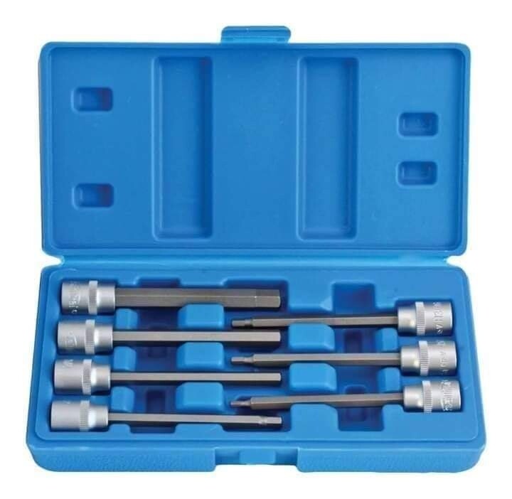 Satra tools 7PCS 3/8&quot; DRIVE LONG REACH HEX BIT SOCKET SET METRIC