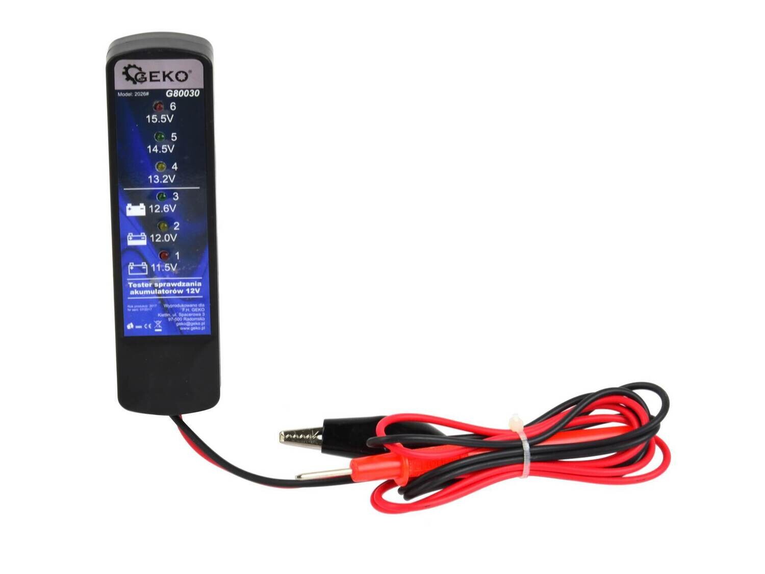 GEKO TOOLS  12v battery alternator tester