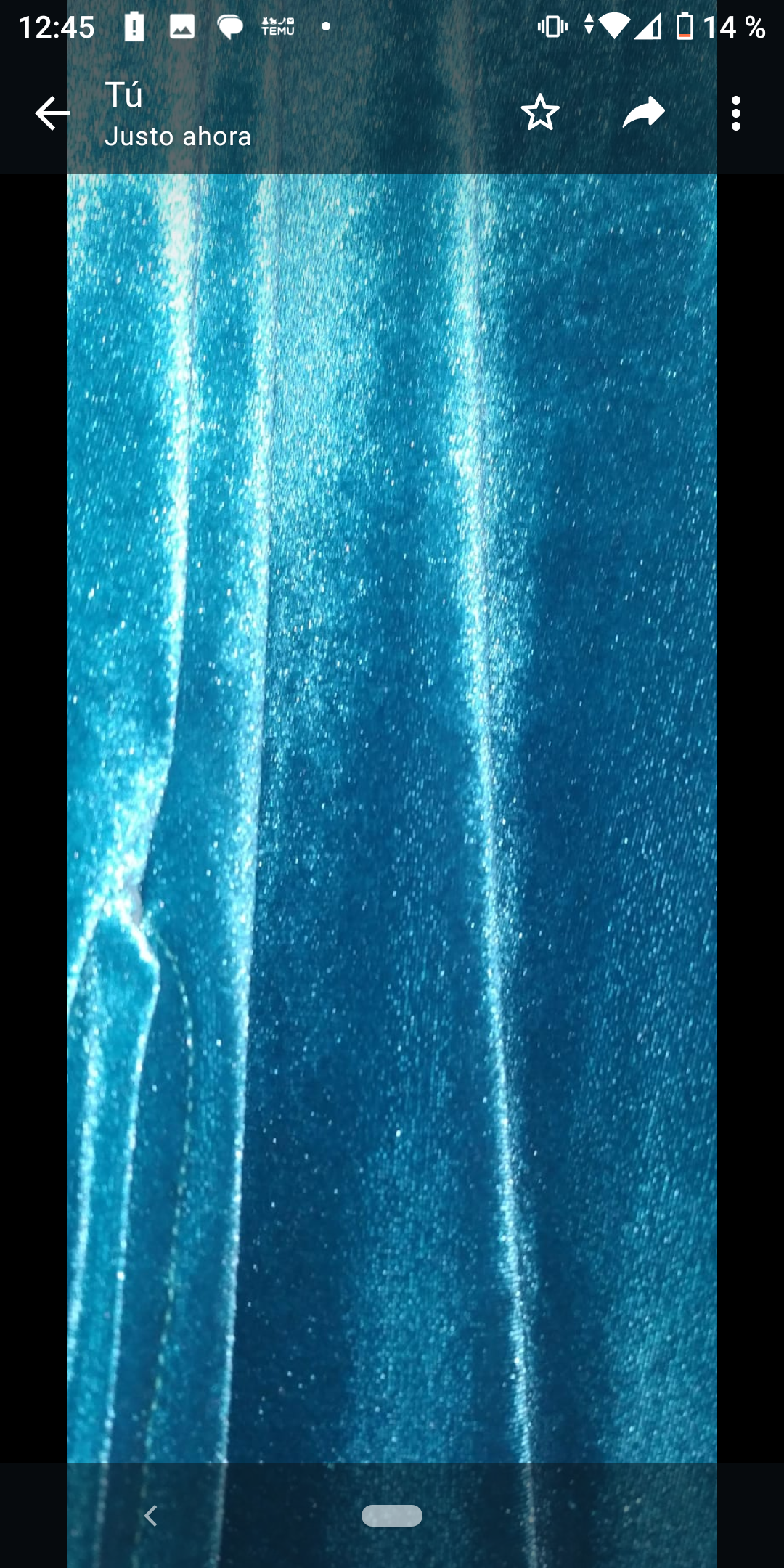 Abrigo terciopelo corto azul turquesa