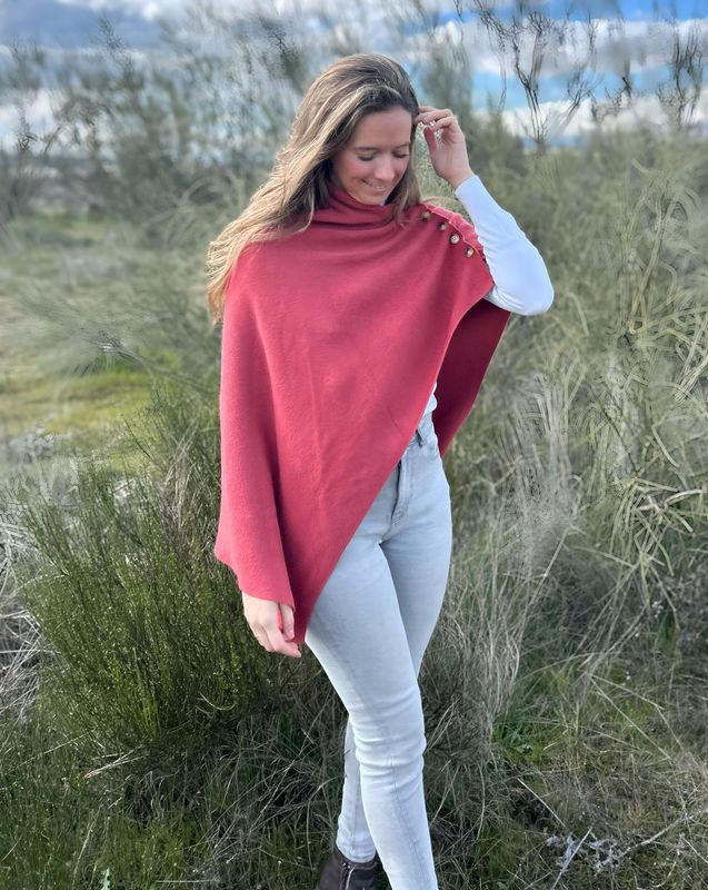 Poncho punto fresa