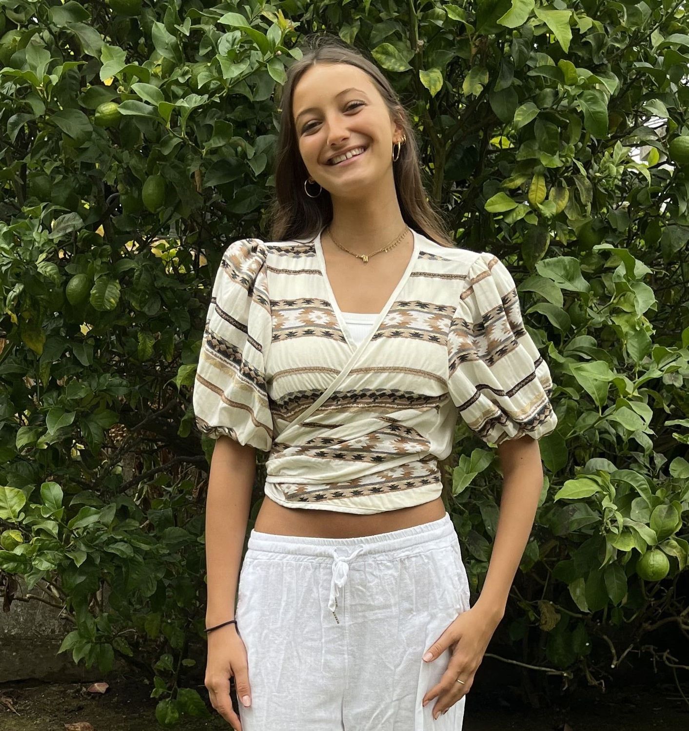 Blusa bursa blanca