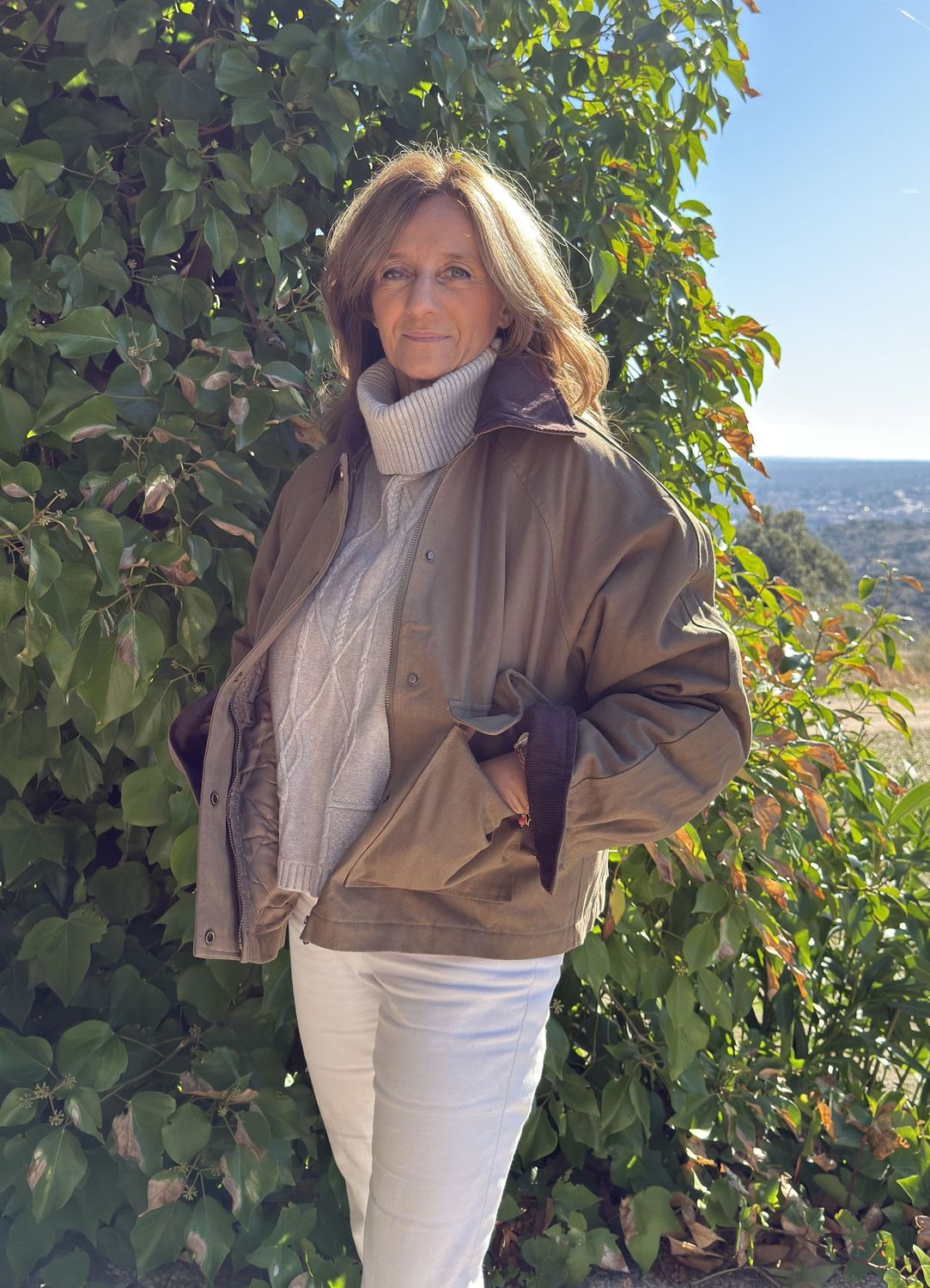 Chaqueta cazadora Tari verde