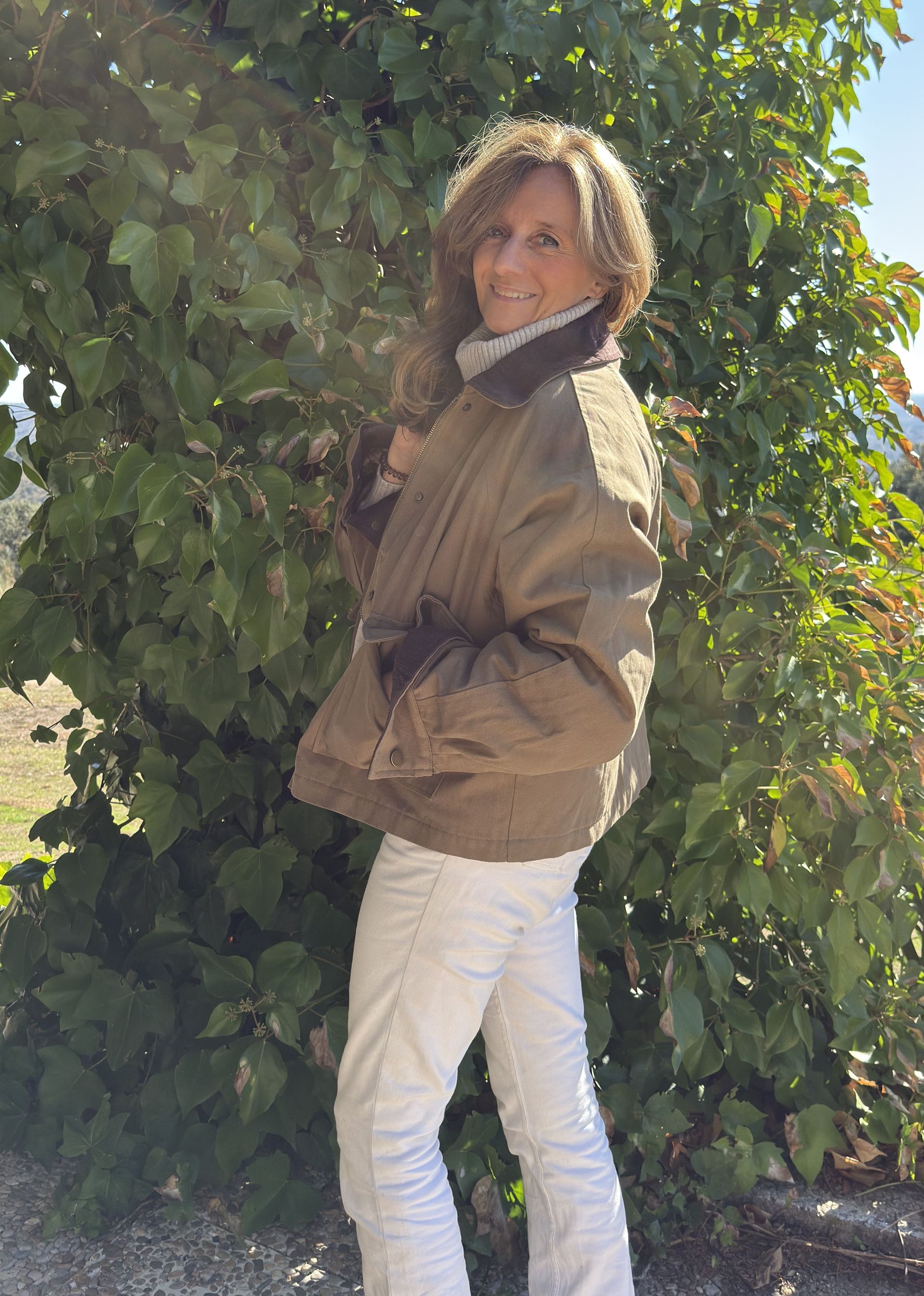 Chaqueta cazadora Tari verde