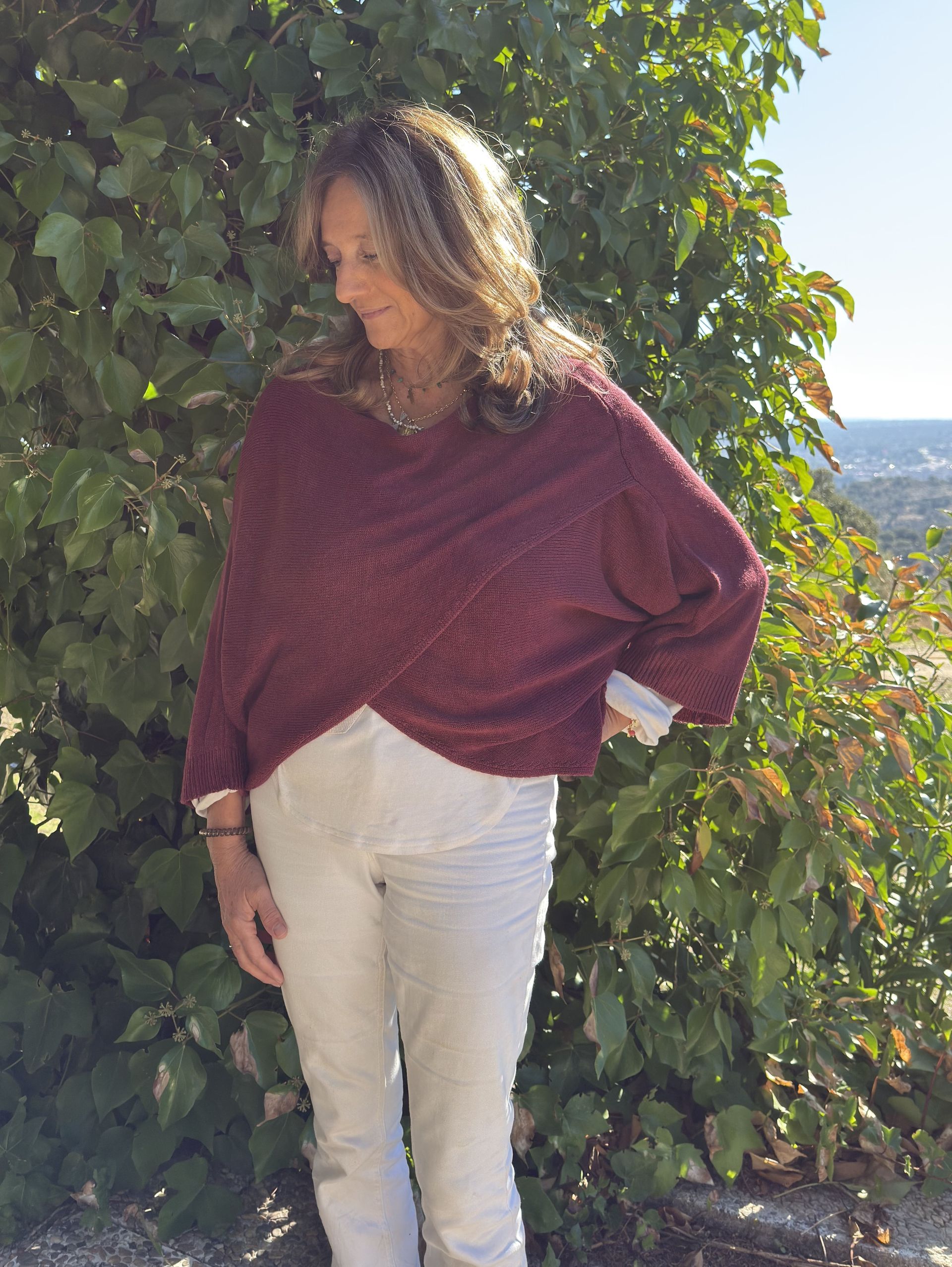 Jersey Malaica burdeos