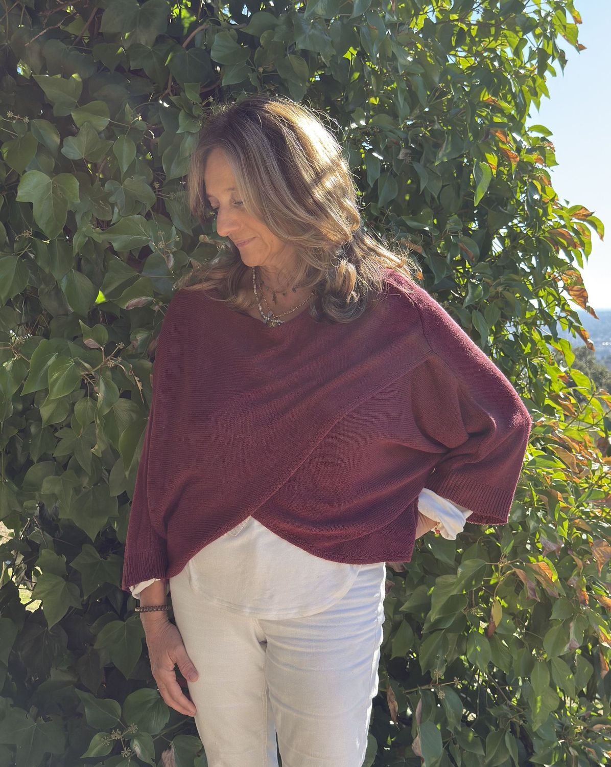 Jersey Malaica burdeos