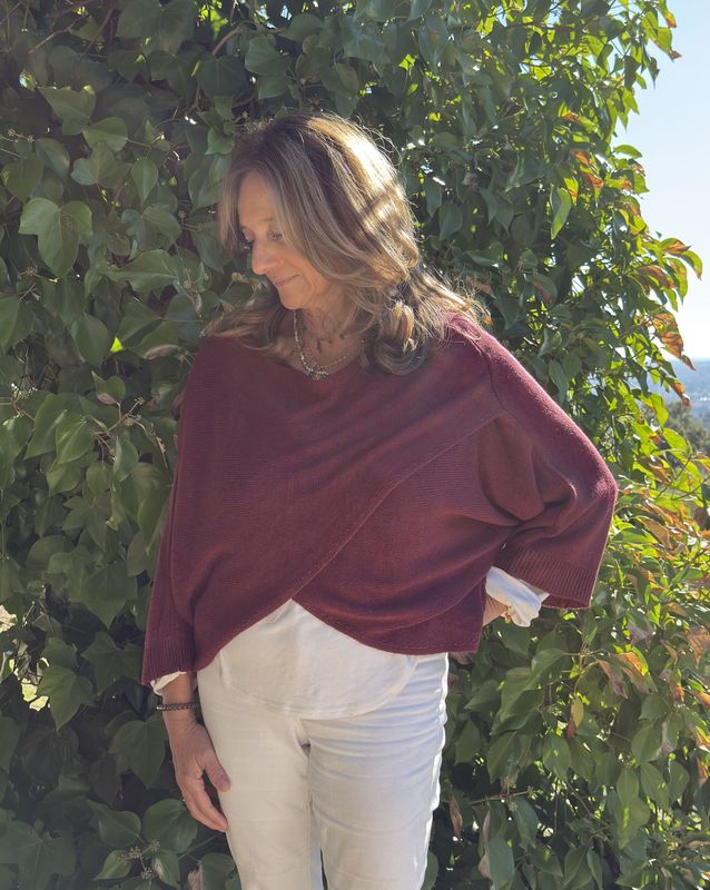 Jersey Malaica burdeos Jersey Malaica burdeos