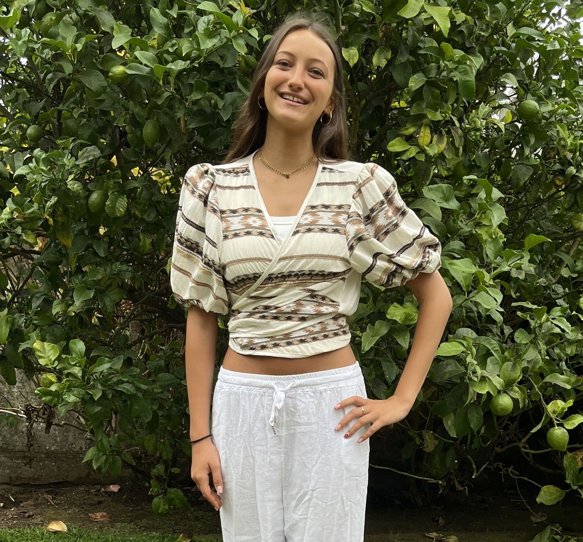 Blusa bursa blanca
