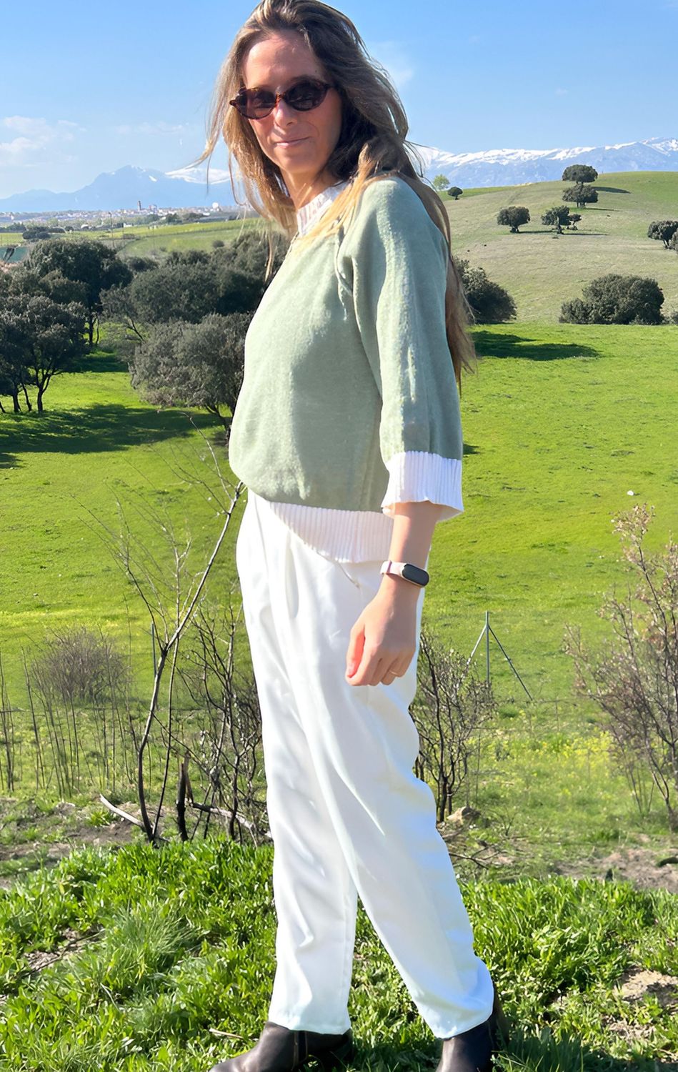 Pantalón Rania crudo