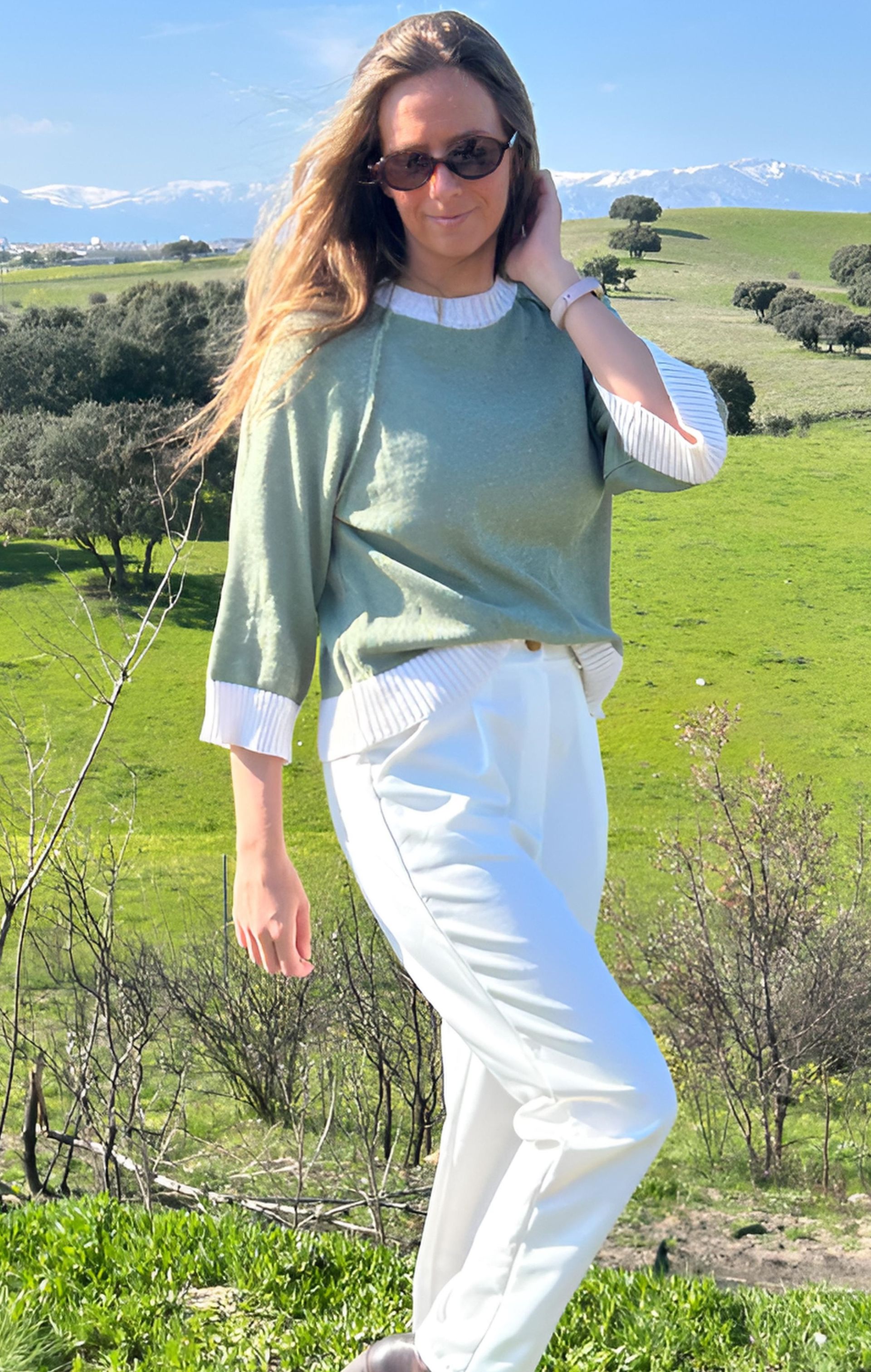 Pantalón Rania crudo