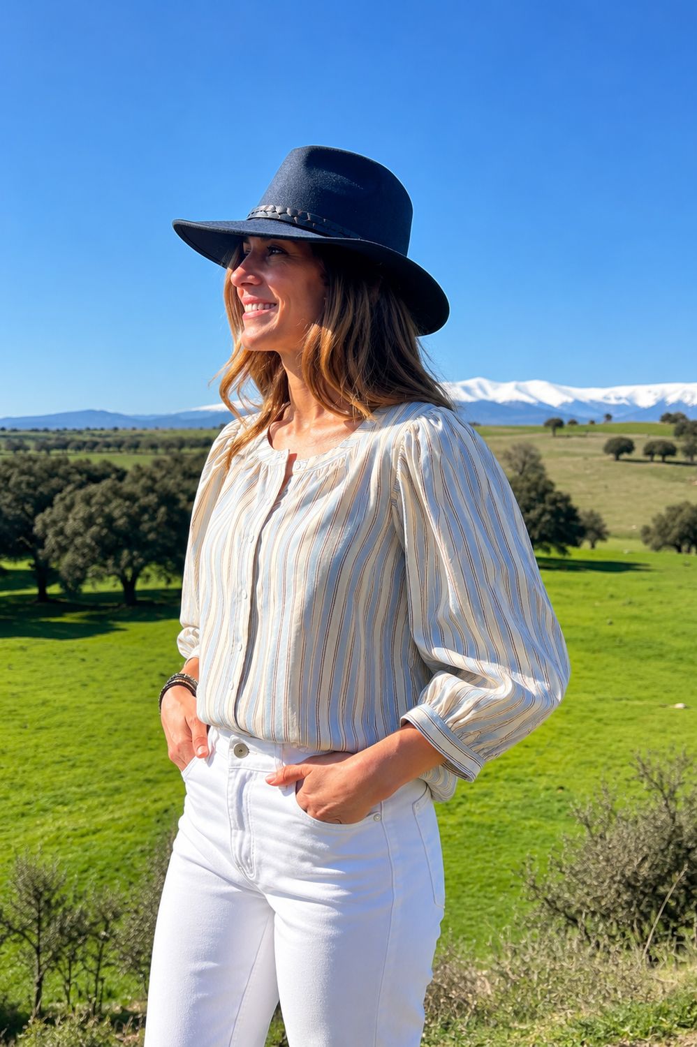 Blusa Arish azul