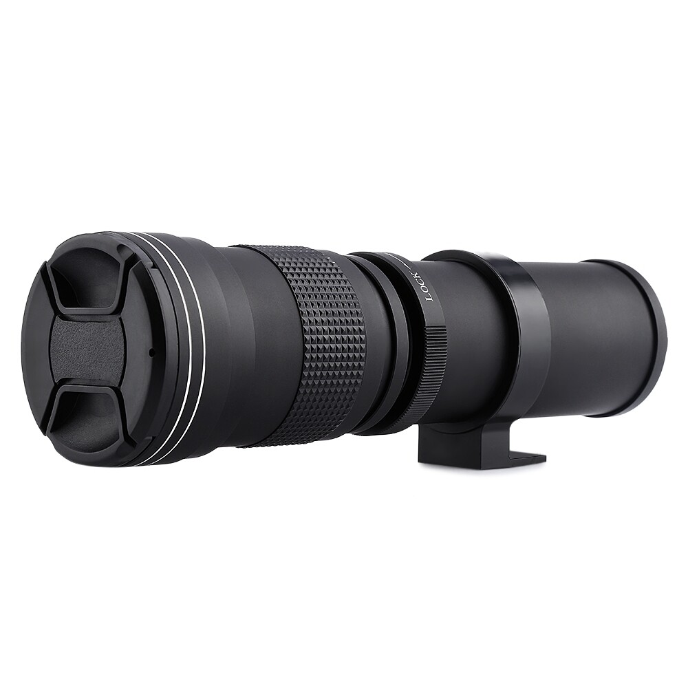420-800MM-16 Super Telephoto Manual Zoom Lens with Adapter for Canon EOS EF Camera