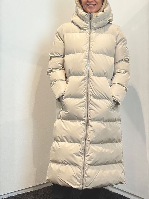 Wellensteyn Boutique Extra Long Damenmantel Winter stonesand