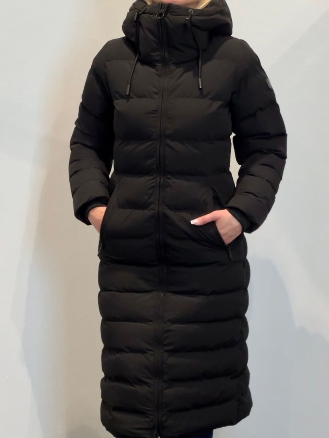 Wellensteyn Cordoba Long Damenmantel Winter schwarz