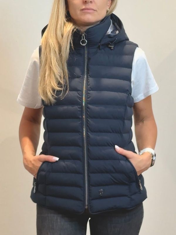 Wellensteyn Italy Vest Hood Damenweste midnightblue