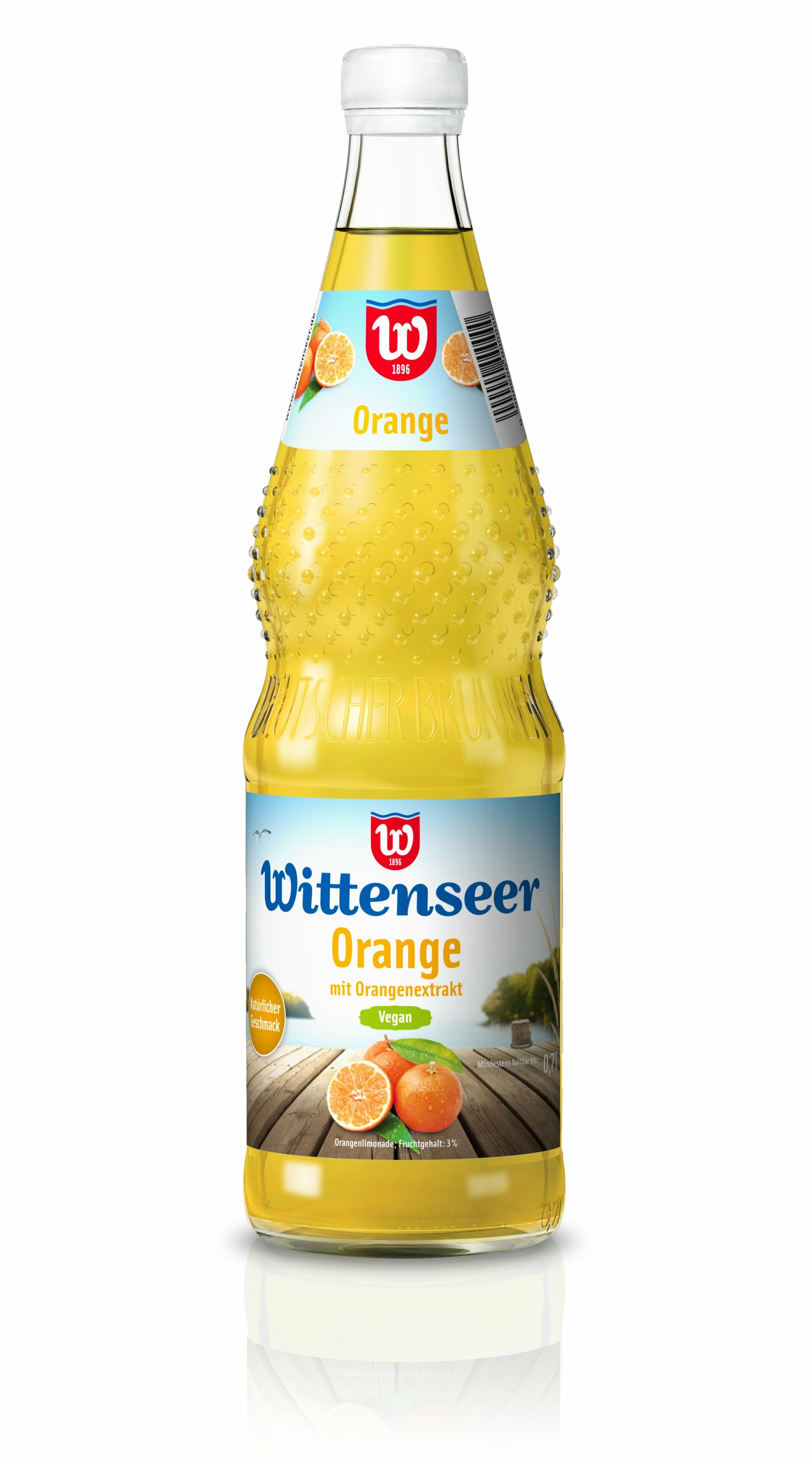 Wittenseer Orangenlimonade (12x 0,7l FL Glas 9,79 € inkl. MwSt. zzgl. Pfand)