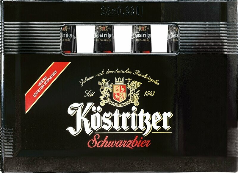 Köstritzer Schwarzbier (24x 0,33l FL Glas 16,59 € inkl. MwSt. zzgl. Pfand) Köstritzer Schwarzbier (24x 0,33l FL Glas 16,59 € inkl. MwSt. zzgl. Pfand)