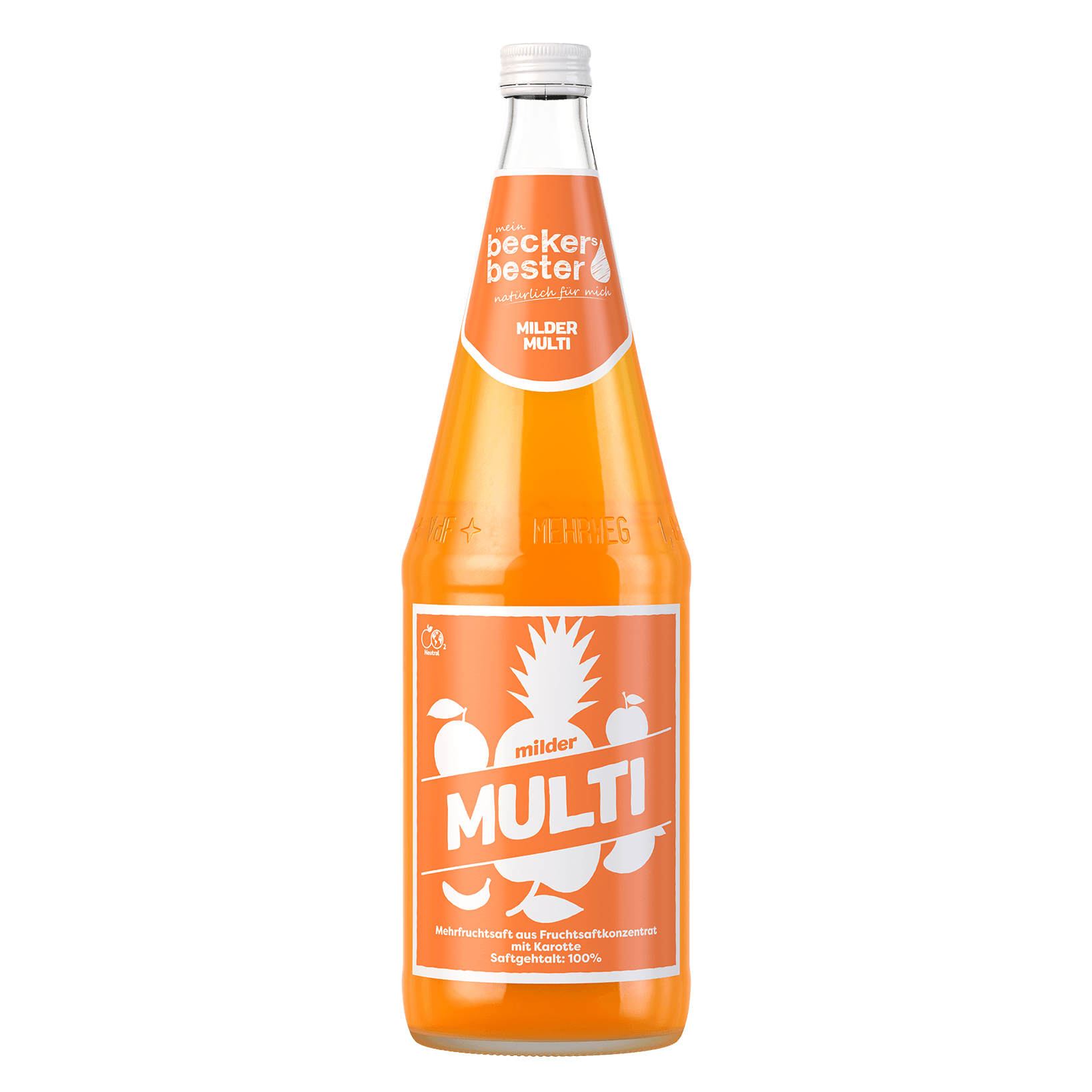 Beckers Bester Multivitamin 100% (6x 1,0l FL Glas 18,99 € inkl. MwSt. zzgl. Pfand)