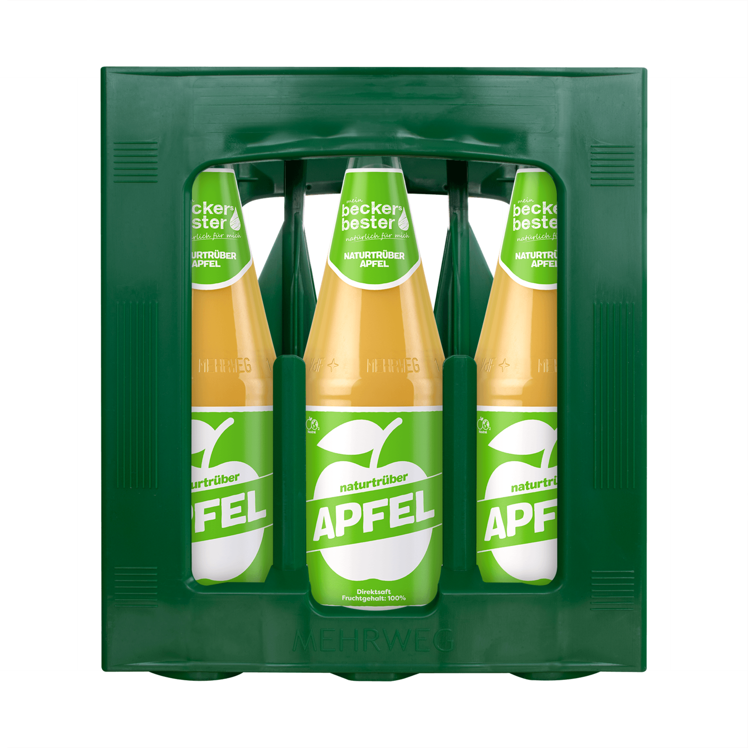 Beckers Bester Apfelsaft trüb (6x 1,0l FL Glas 16,99 € inkl. MwSt. zzgl. Pfand )