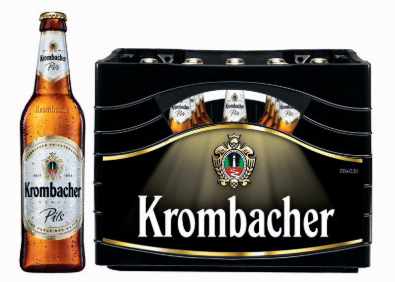 Krombacher Pils
(20x 0,5l FL Glas 17,79 € inkl. MwSt. zzgl. Pfand) Krombacher Pils
(20x 0,5l FL Glas 17,79 € inkl. MwSt. zzgl. Pfand)