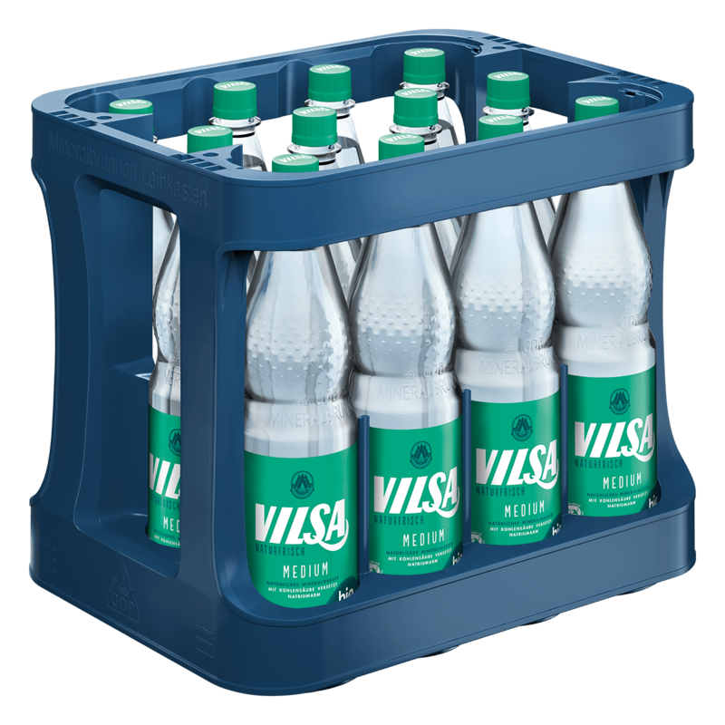 Vilsa Medium (12x 1,0l PET FL 9.79 € inkl. MwSt. zzgl. Pfand) Vilsa Medium (12x 1,0l PET FL 9.79 € inkl. MwSt. zzgl. Pfand)