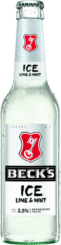 Becks Ice Lime (24x 0,33l FL Glas 21.99 € inkl. MwSt. zzgl. Pfand) Becks Ice Lime (24x 0,33l FL Glas 21.99 € inkl. MwSt. zzgl. Pfand)
