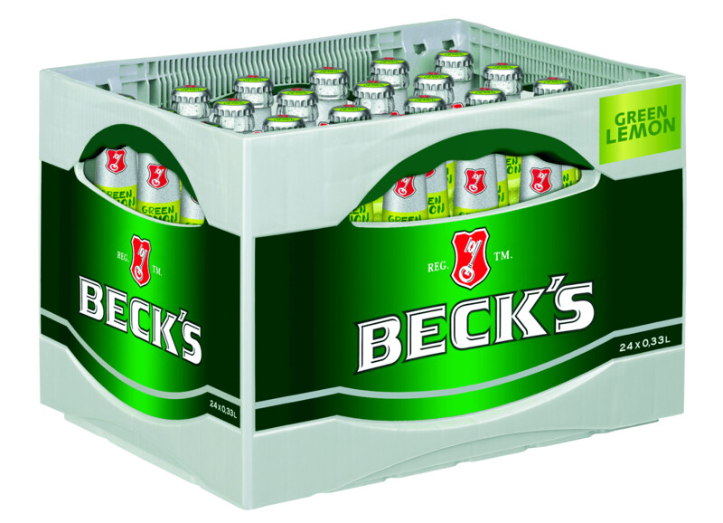 Becks Green Lemon (24x 0,33l FL Gla21.99 € inkl. MwSt. zzgl. Pfand) Becks Green Lemon (24x 0,33l FL Gla21.99 € inkl. MwSt. zzgl. Pfand)