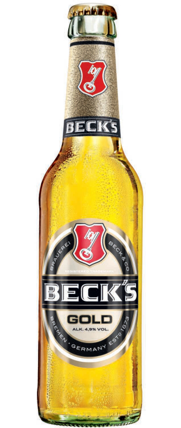 Becks Gold
(24x 0,33l FL Glas 19,75 € inkl. MwSt. zzgl. Pfand)