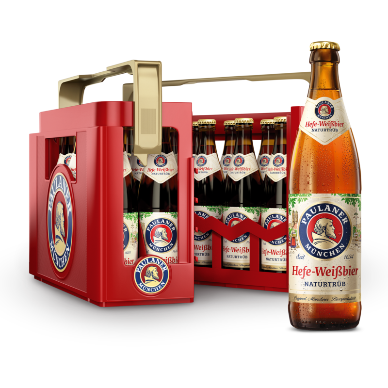 Paulaner Hefe-Weißbier naturtrüb
(20x 0,5l FL Glas 20,89 € inkl. MwSt. zzgl. Pfand) Paulaner Hefe-Weißbier naturtrüb
(20x 0,5l FL Glas 20,89 € inkl. MwSt. zzgl. Pfand)
