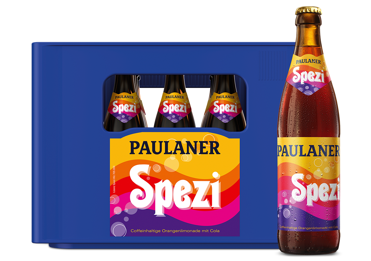 Paulaner Spezi
(20x 0,5l FL Glas 17,99 € inkl. MwSt. zzgl. Pfand)