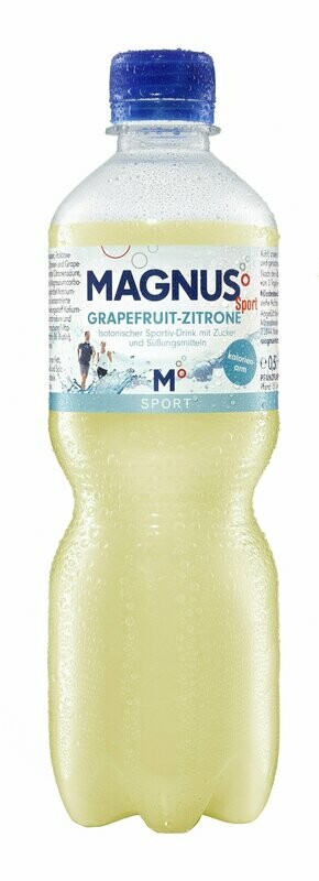 Magnus Sport Grapefruit-Zitrone PET (20x 0,5 l/ FL PET 13,99 € inkl. MwSt. zzgl. Pfand) Magnus Sport Grapefruit-Zitrone PET (20x 0,5 l/ FL PET 13,99 € inkl. MwSt. zzgl. Pfand)