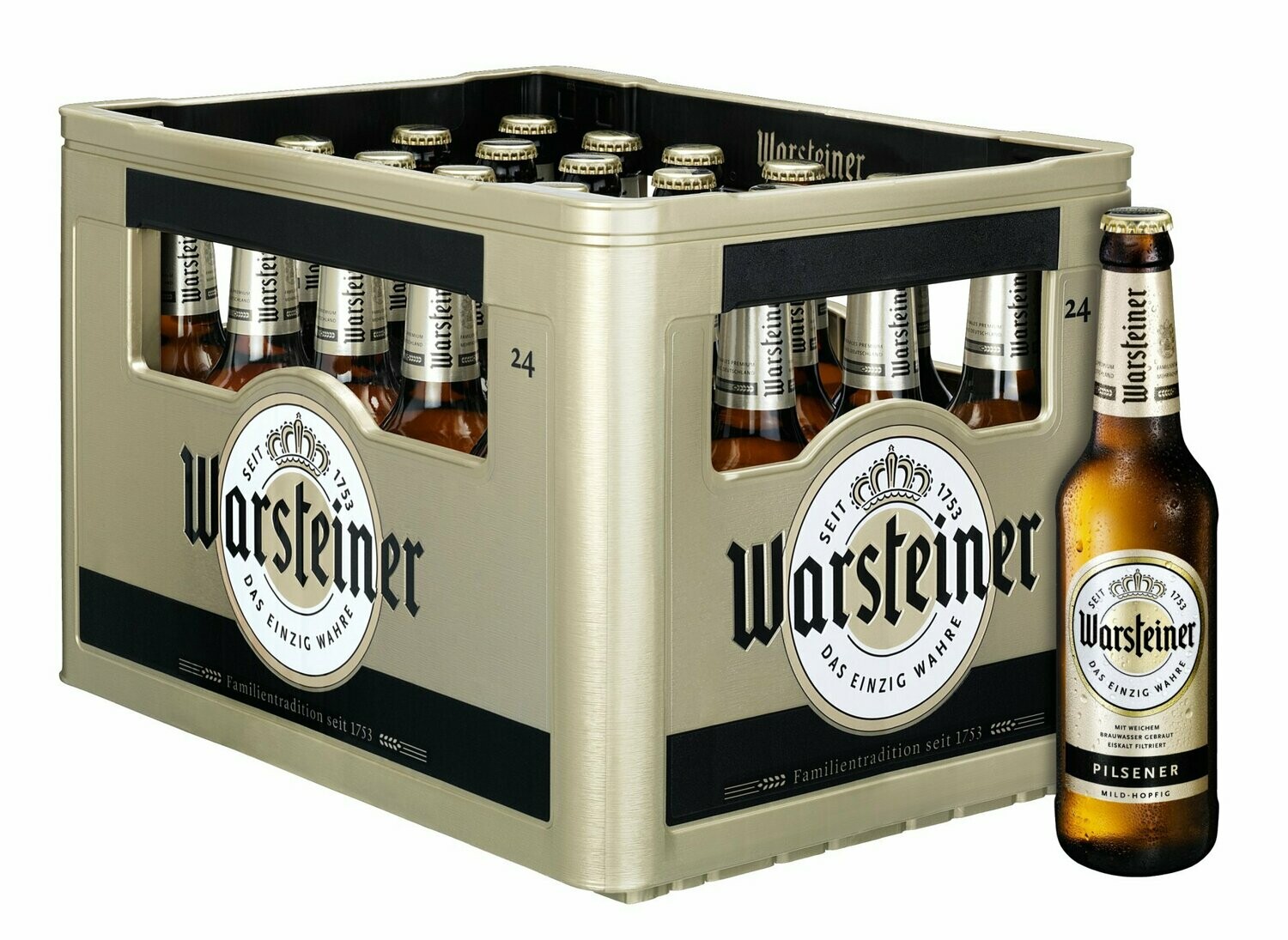 Warsteiner Pils
(24x 0,33l FL Glas 15,75 € inkl. MwSt. zzgl. Pfand)