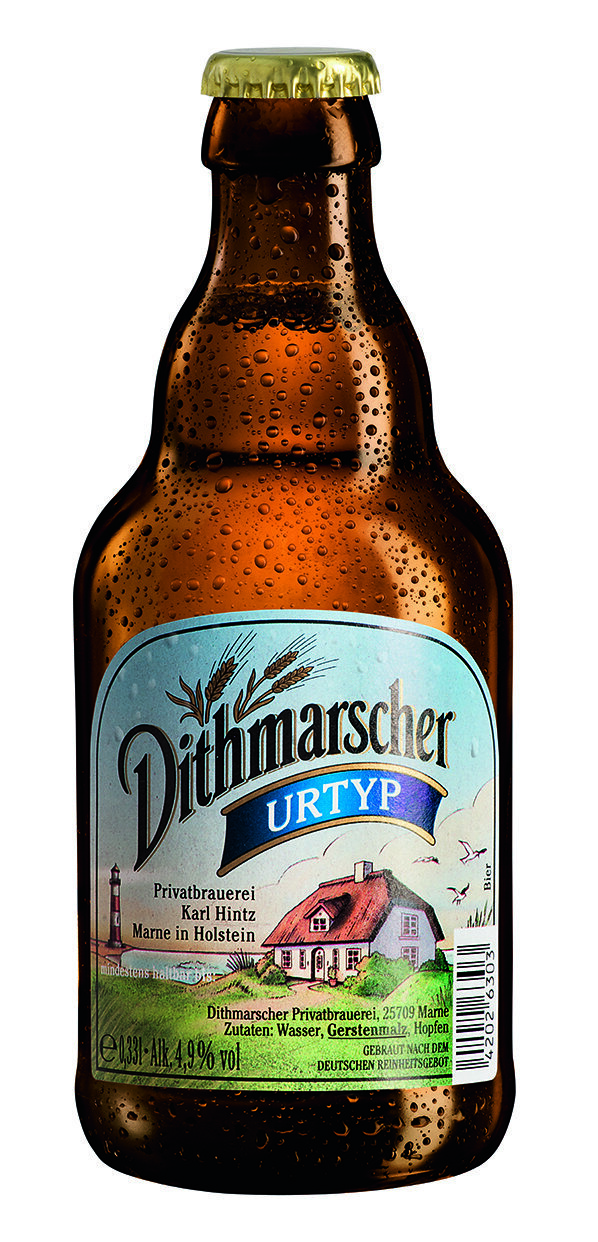 Dithmarschener Urtyp Kronkorken
(30x 0,33l  FL Glas 15,99 € inkl. MwSt. zzgl. Pfand)