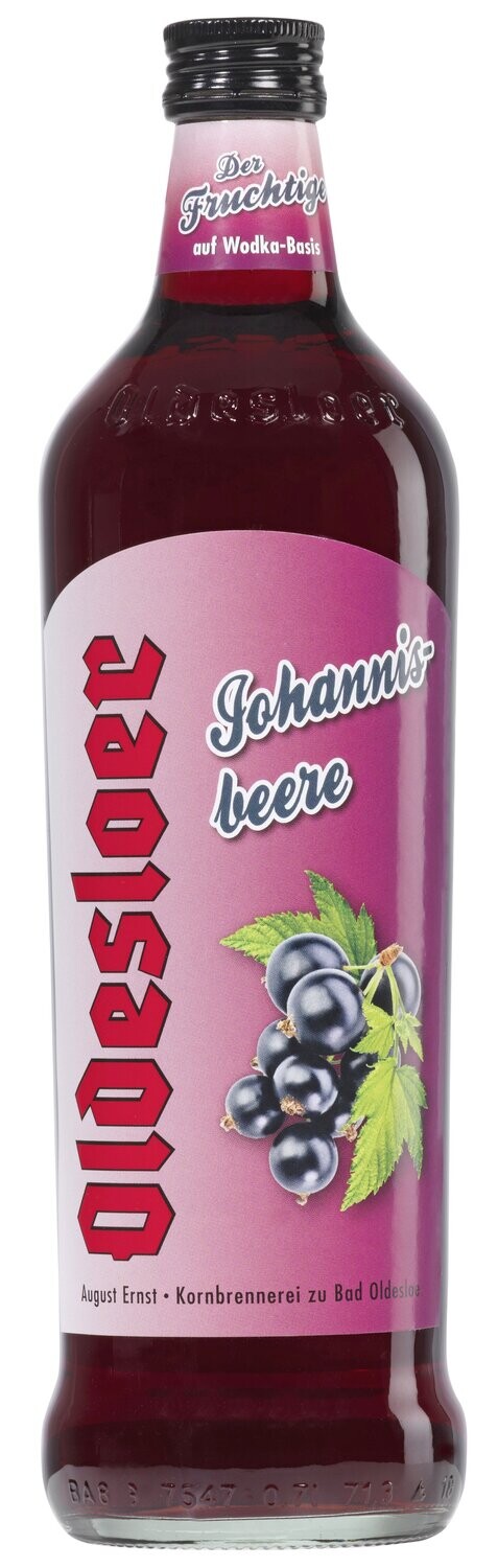 Oldesloer Johannisbeere 16% vol. / 0,7l Flasche / 6,99 €