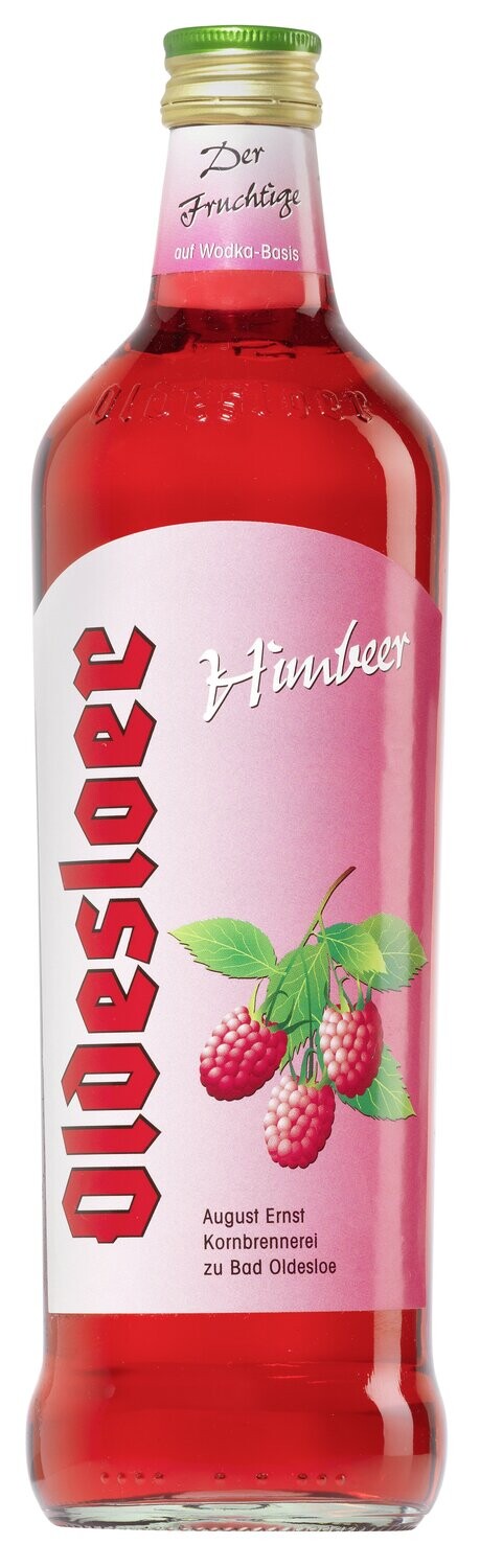 Oldesloer Himbeer 16% vol. / 0,7l Flasche / 7,99 €